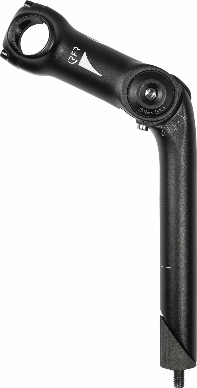 RFR verstellbarer Vorbau mit Schaft Trekking black 25,4 mm x 105 mm