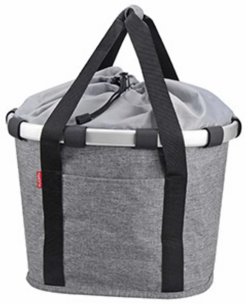 KLICKfix Bikebasket Lenkertasche twist silver