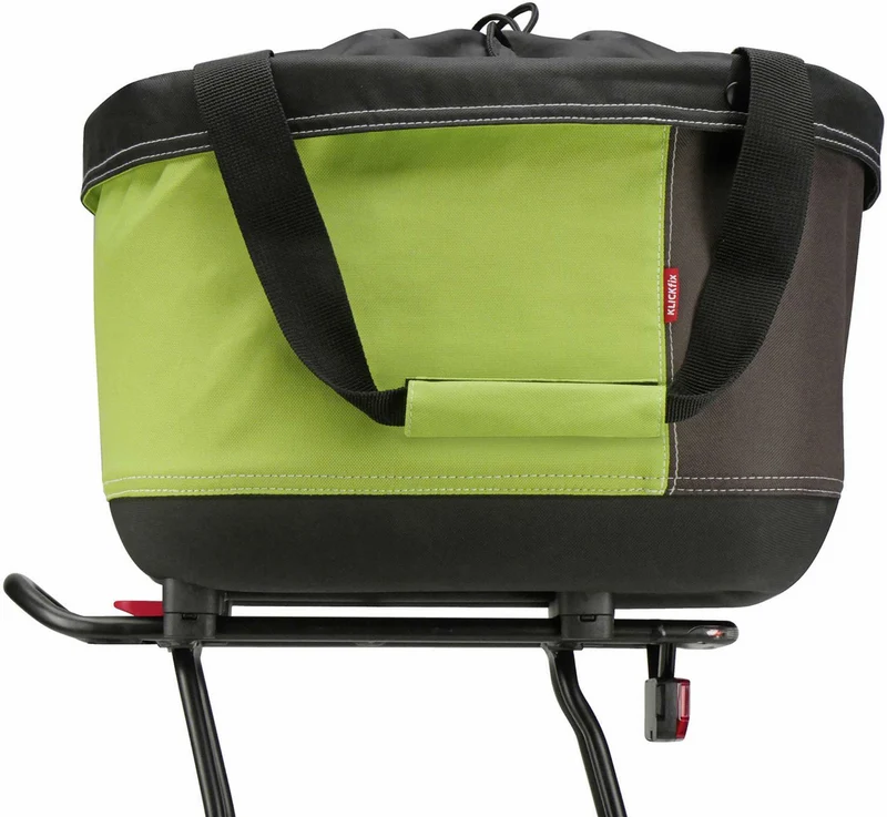 KLICKfix Shopper Alingo GT Gepäckträgertasche für Racktime grün/braun