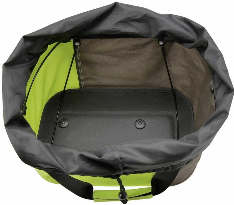 KLICKfix Shopper Alingo GT Gepäckträgertasche für Racktime grün/braun