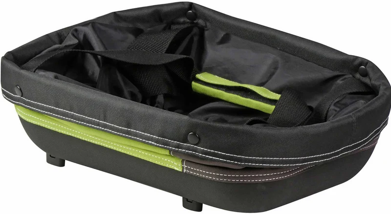 KLICKfix Shopper Alingo GT Gepäckträgertasche für Racktime grün/braun