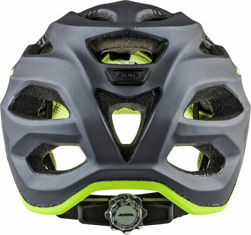 Alpina Carapax Junior Kinder-Helm black-neon-yellow 51-56 cm