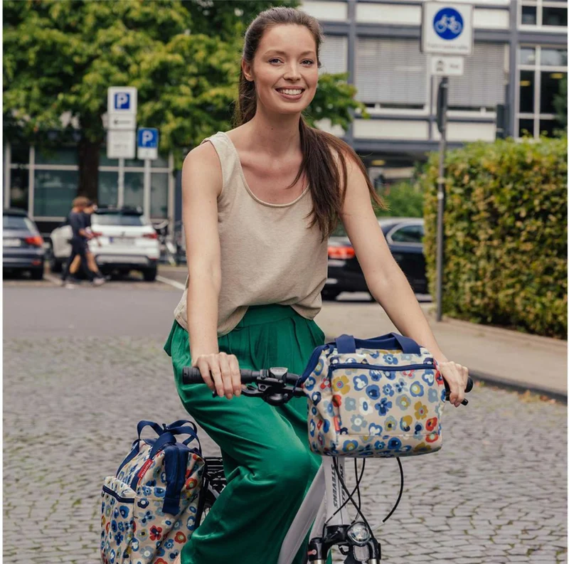 KLICKfix Roomy Lenkertasche millefleurs