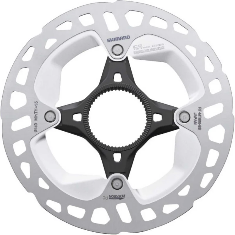Shimano BREMSSCHEIBE RT-MT800 140 MM MIT LOCK RING INNENVERZAHNUNG