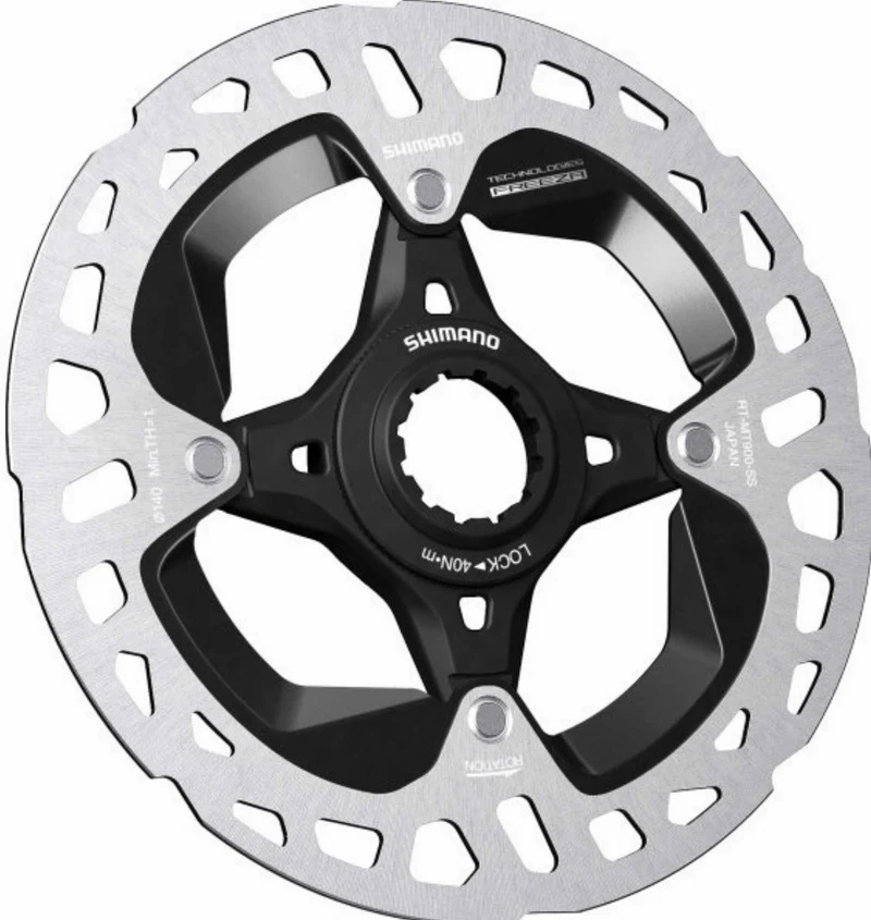 Shimano Bremsscheibe SM-MT900 ICE TECHNOLOGIES FREEZA, Center-Lock, 140 mm, Metall/Resin