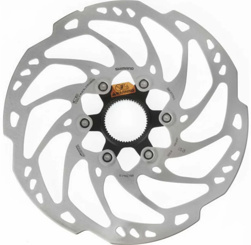 Shimano BREMSSCHEIBE SM-RT70 203 MM MIT LOCK-RING AUSSENVERZAHNUNG