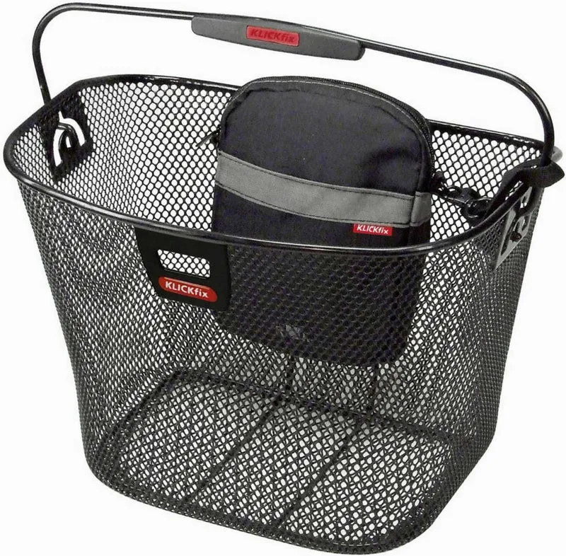 KLICKfix Unikorb mit Lampenhalter schwarz