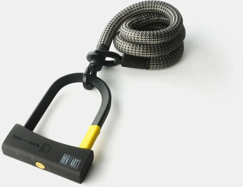 tex-lock eyelet Textilschloss mit Ösen inkl. D-lock Bundle Bügelschloss