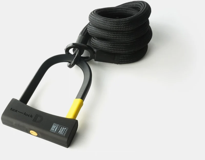 tex-lock eyelet Textilschloss mit Ösen inkl. D-lock Bundle Bügelschloss