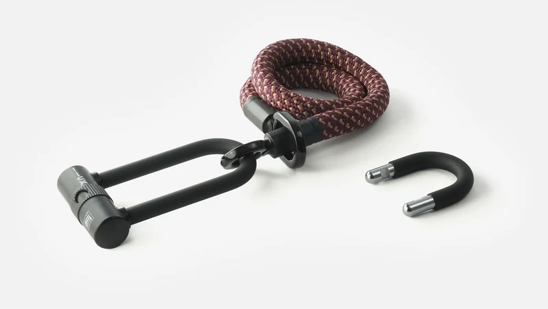 tex-lock eyelet Textilschloss mit Ösen inkl. U/X Bundle Bügelschloss