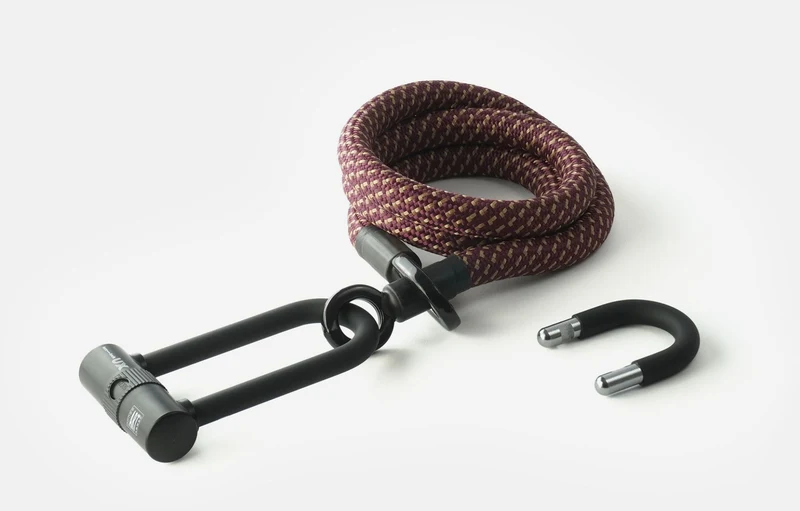 tex-lock eyelet Textilschloss mit Ösen inkl. U/X Bundle Bügelschloss