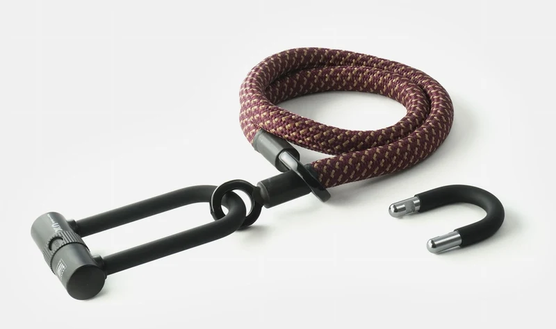 tex-lock eyelet Textilschloss mit Ösen inkl. U/X Bundle Bügelschloss