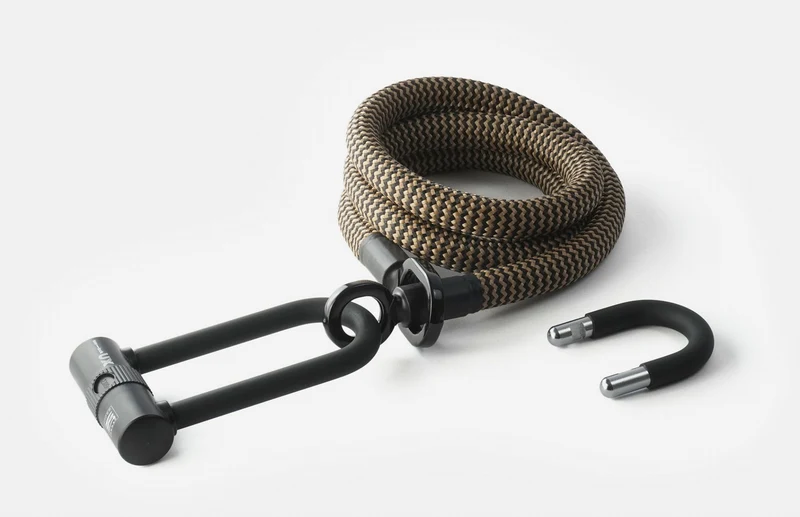 tex-lock eyelet Textilschloss mit Ösen inkl. U/X Bundle Bügelschloss