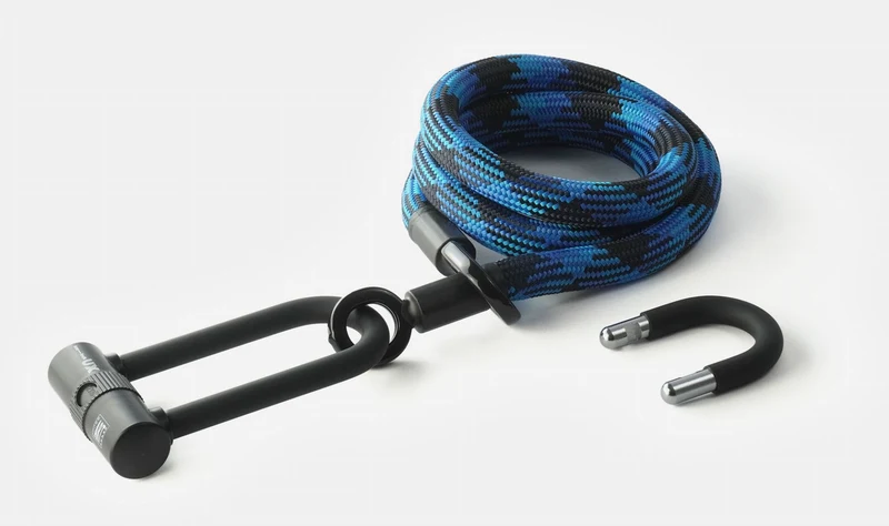 tex-lock eyelet Textilschloss mit Ösen inkl. U/X Bundle Bügelschloss