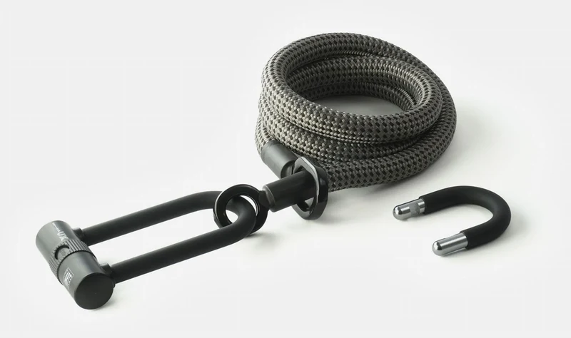 tex-lock eyelet Textilschloss mit Ösen inkl. U/X Bundle Bügelschloss
