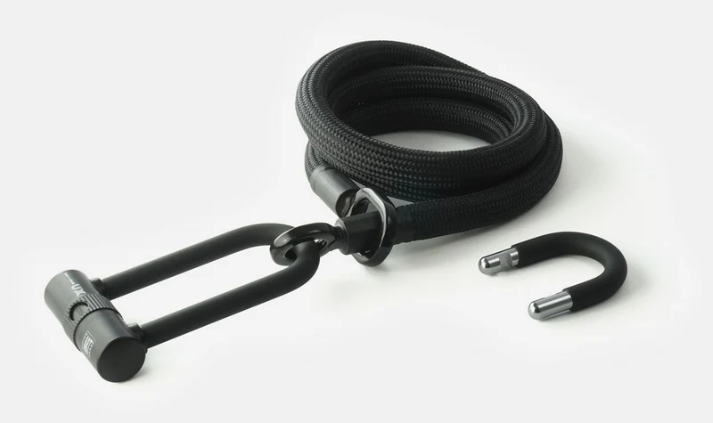 tex-lock eyelet Textilschloss mit Ösen inkl. U/X Bundle Bügelschloss