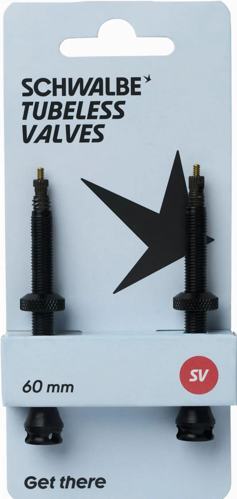 Schwalbe Tubeless-Ventil Aluminium, 2 Stück schwarz