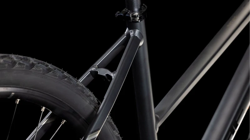 Cube Nature One Crossrad Trapeze 28" black´n´black