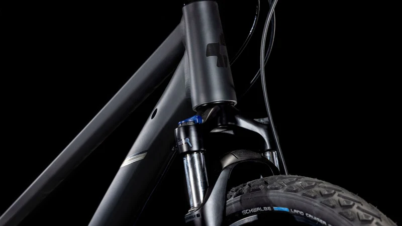 Cube Nature One Crossrad Trapeze 28" black´n´black