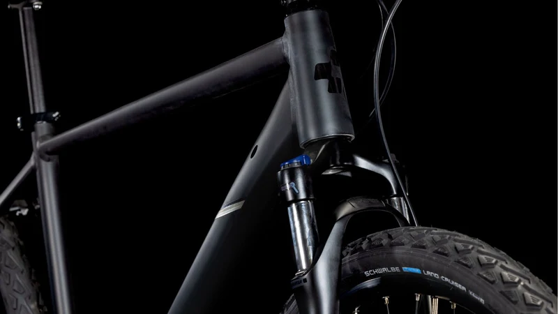 Cube Nature One Crossrad Diamant 28" black´n´black