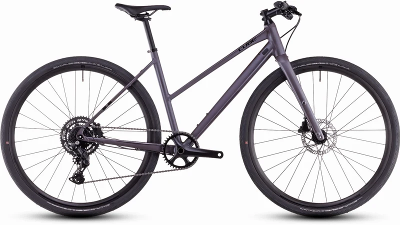 Cube Nulane One Fitnessbike Trapeze 28" mineralgrey´n´black