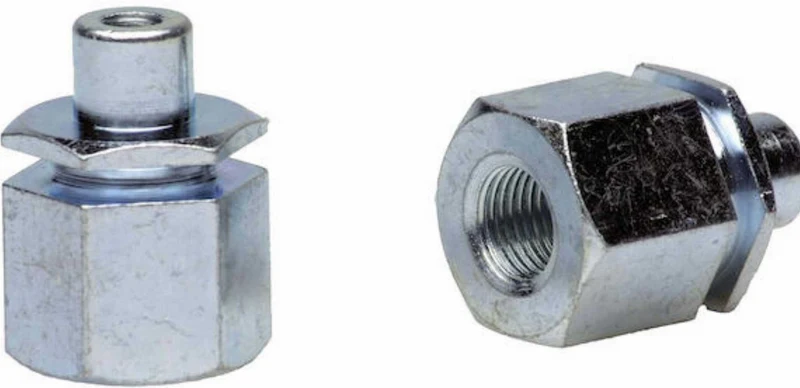 Followme Adapter Vollachse M10 x 1 für zweites Zugrad 1 Paar