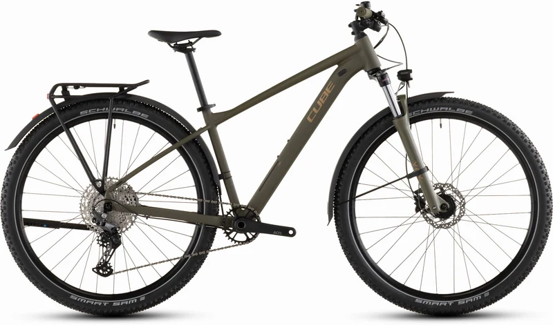 Cube Aim SLX FE MTB-Hardtail Diamant dustyolive´n´gold