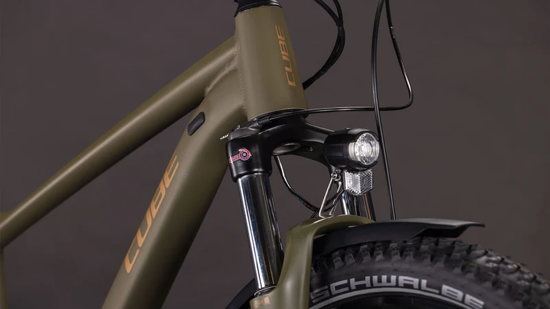 Cube Aim SLX FE MTB-Hardtail Diamant dustyolive´n´gold