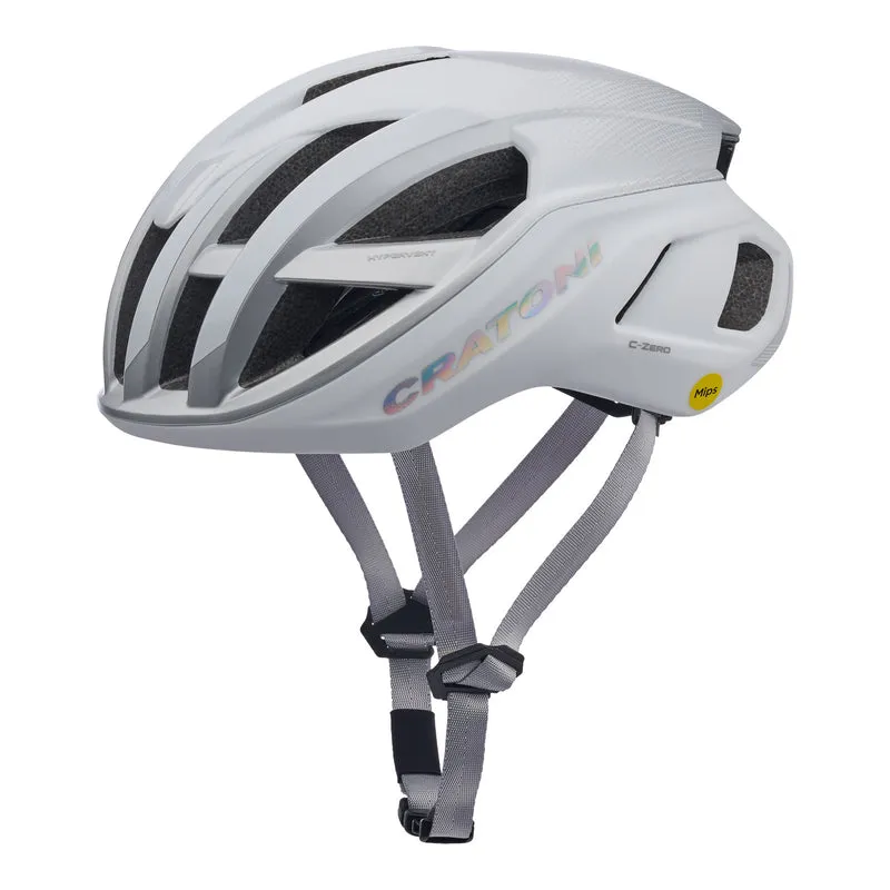 Cratoni C-Zero Mips Rennrad-Helm white glossy matt