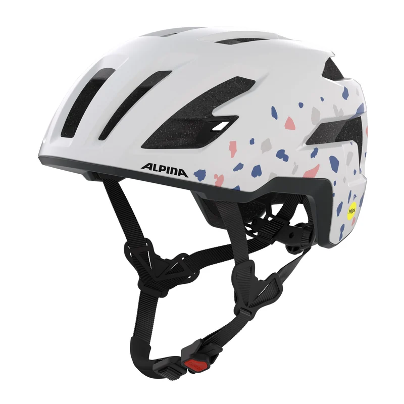 Alpina Taunus Gravel Mips Helm creme-terrazo matt