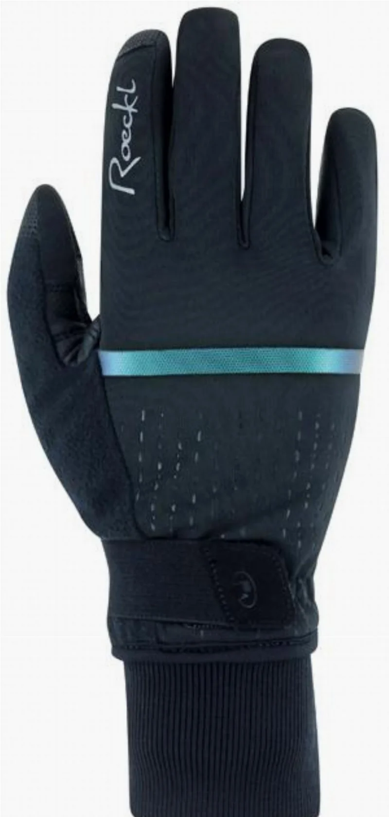 Roeckl Watou Handschuhe lang black/cameleon green