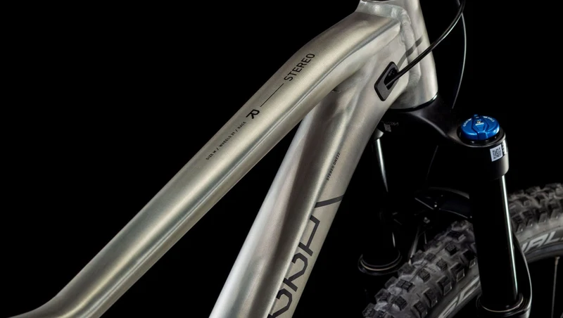 Cube Stereo One22 Race MTB-Fully rawmetal´n´black
