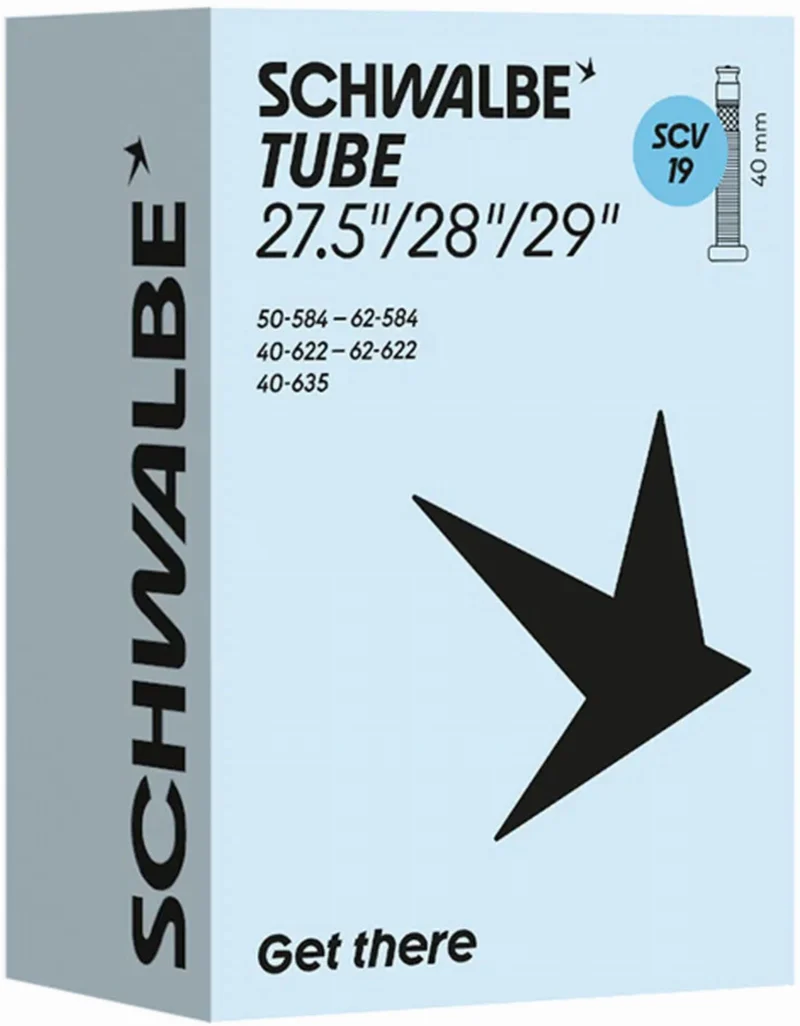 Schwalbe Nr. 19 SCV-Schlauch Clik Valve 27,5"/28"/29" 40/62-584/635