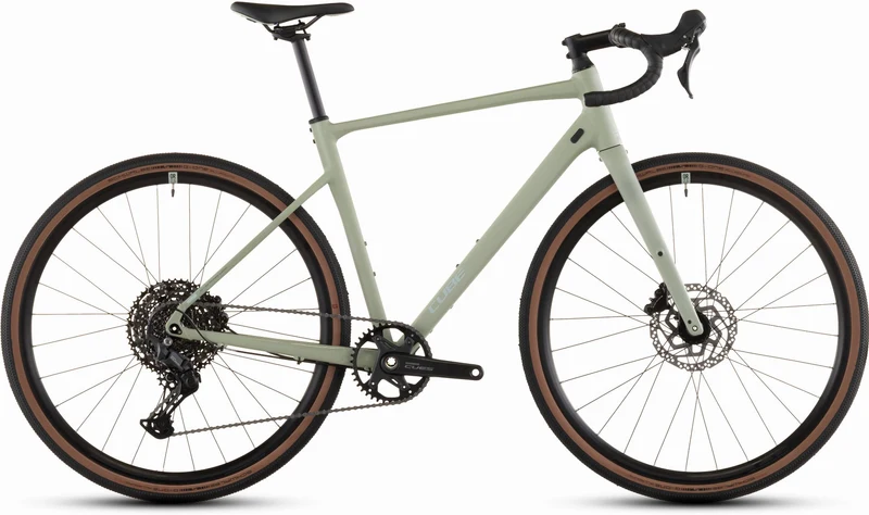 Cube Nuroad Pro Gravelbike Diamant pea´n´grey
