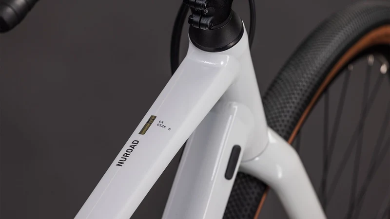 Cube Nuroad EX Gravelbike Diamant cotton´n´grey