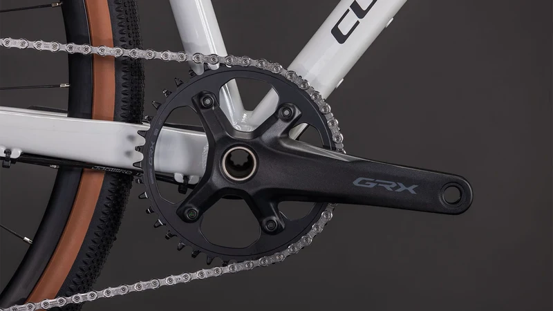 Cube Nuroad EX Gravelbike Diamant cotton´n´grey