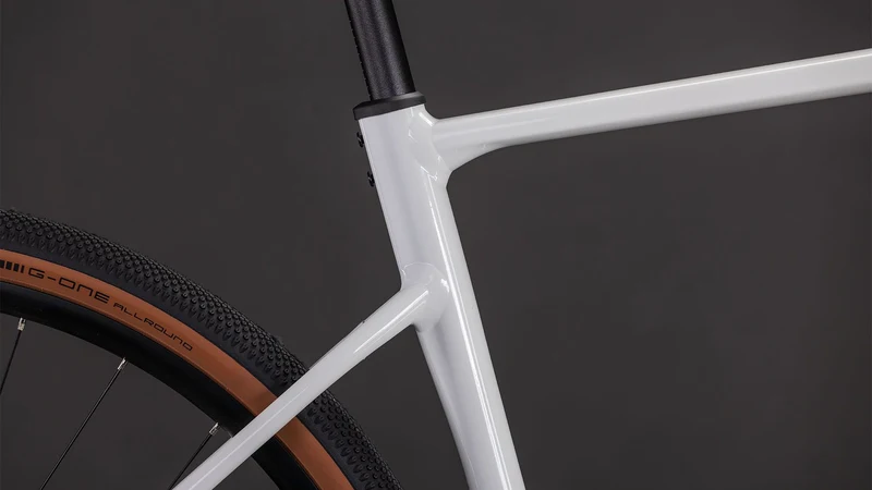 Cube Nuroad EX Gravelbike Diamant cotton´n´grey