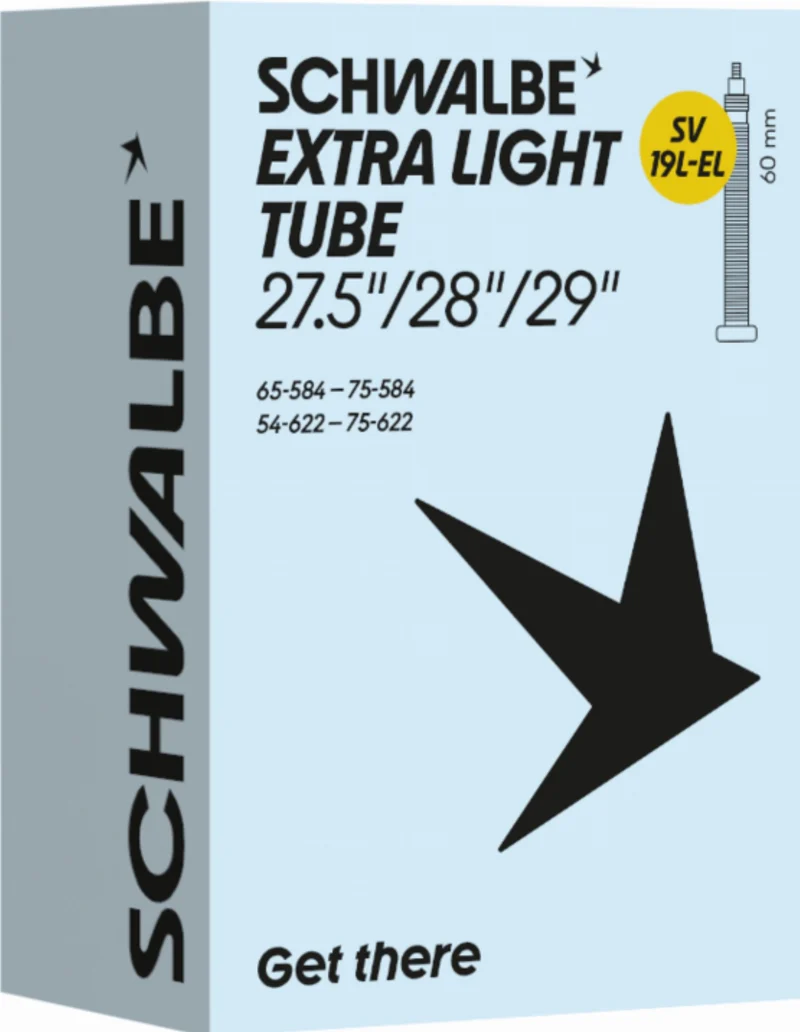 Schwalbe Extra Light Schlauch 27,5"/28"/29" NR. 19L-EL schwarz ETRTO 54/75-584/622