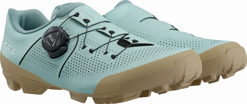 Shimano XC302W Women MTB-Schuhe SPD spezieller Damenleisten surf blue