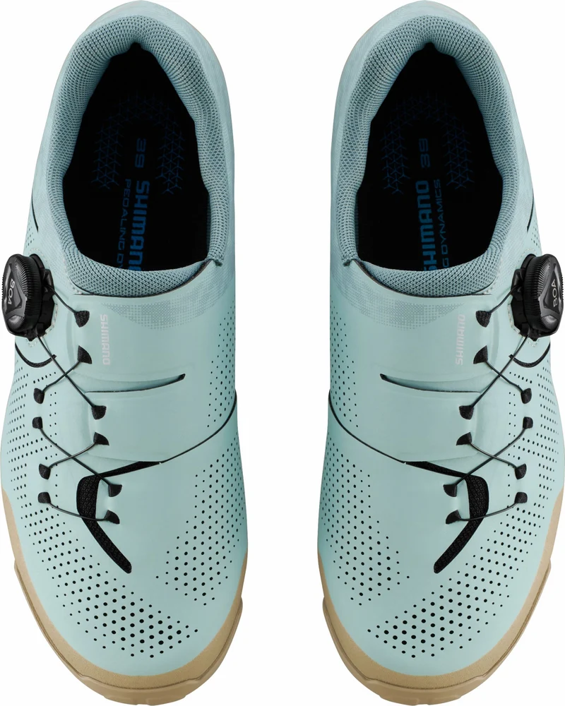 Shimano XC302W Women MTB-Schuhe SPD spezieller Damenleisten surf blue