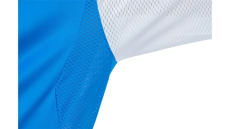 Cube Teamline Rundhalstrikot Kurzarm white´n´blue´n´red