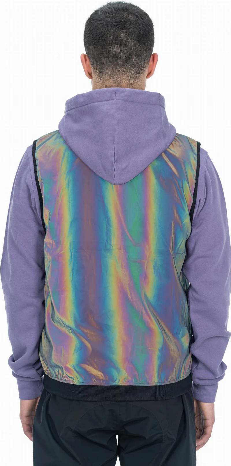 Cube Safety Windweste rainbow reflective