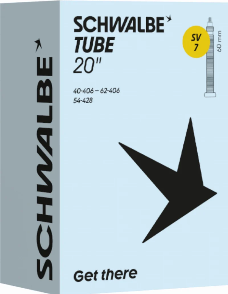 Schwalbe Standard Schlauch 20" NR. 7 schwarz ETRTO 40/62-406