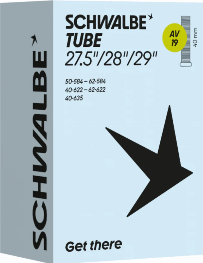 Schwalbe Standard Schlauch 27,5"/28"/29" NR. 19 schwarz ETRTO 40/62-584/635