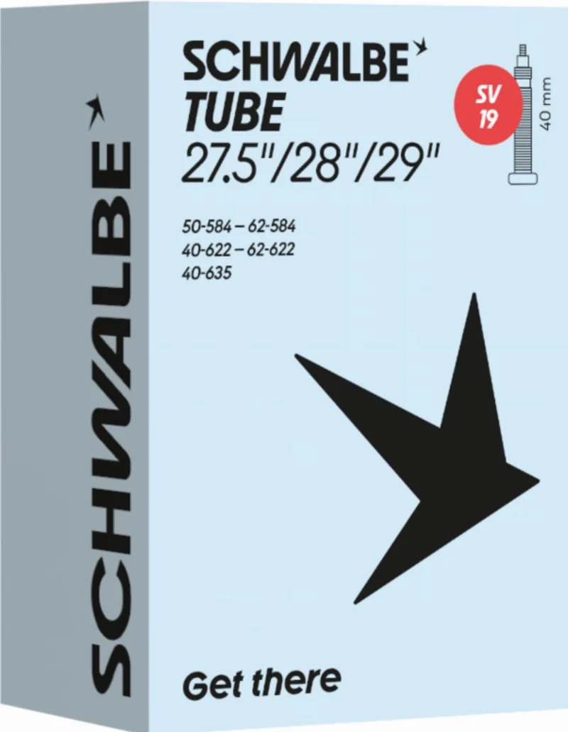 Schwalbe Standard Schlauch 27,5"/28"/29" NR. 19 schwarz ETRTO 40/62-584/635