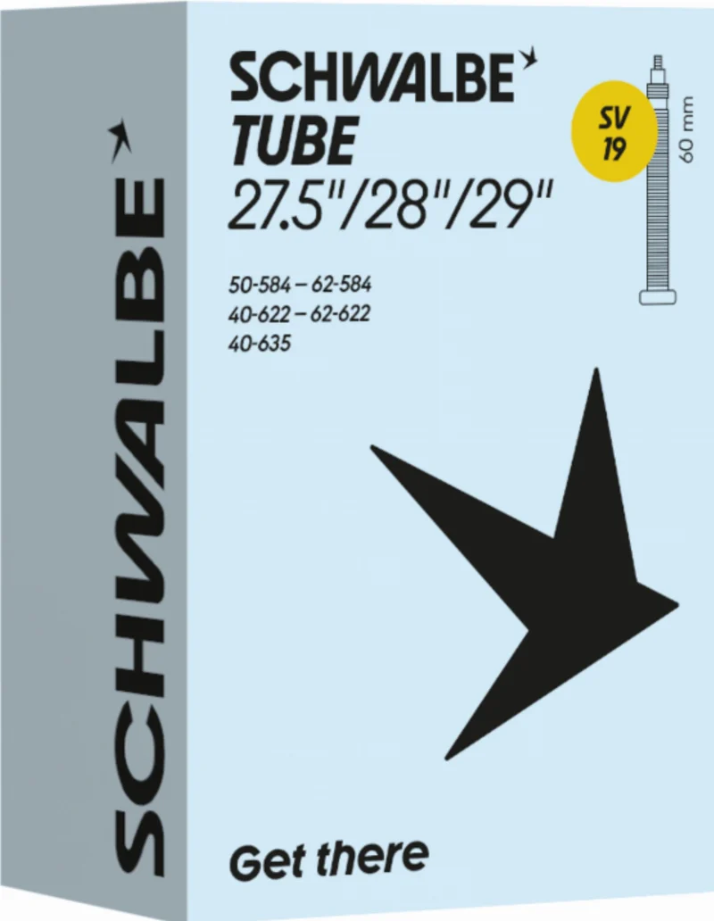 Schwalbe Standard Schlauch 27,5"/28"/29" NR. 19 schwarz ETRTO 40/62-584/635