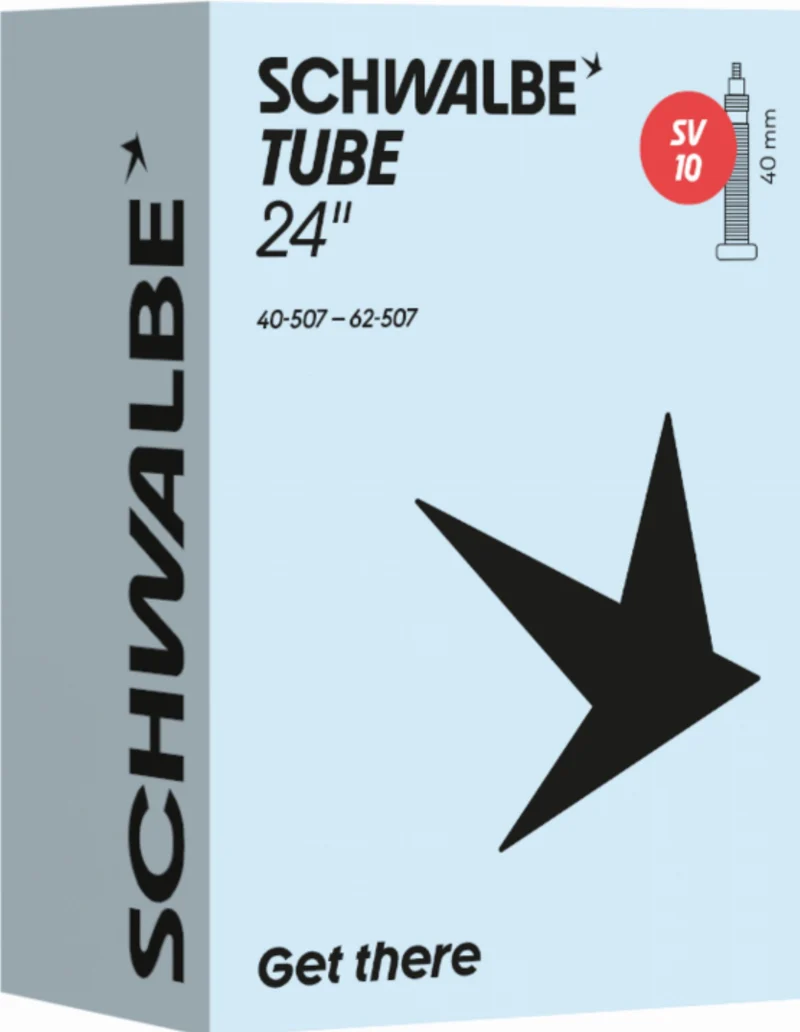 Schwalbe Standard Schlauch 24" NR. 10 schwarz ETRTO 40/62-507