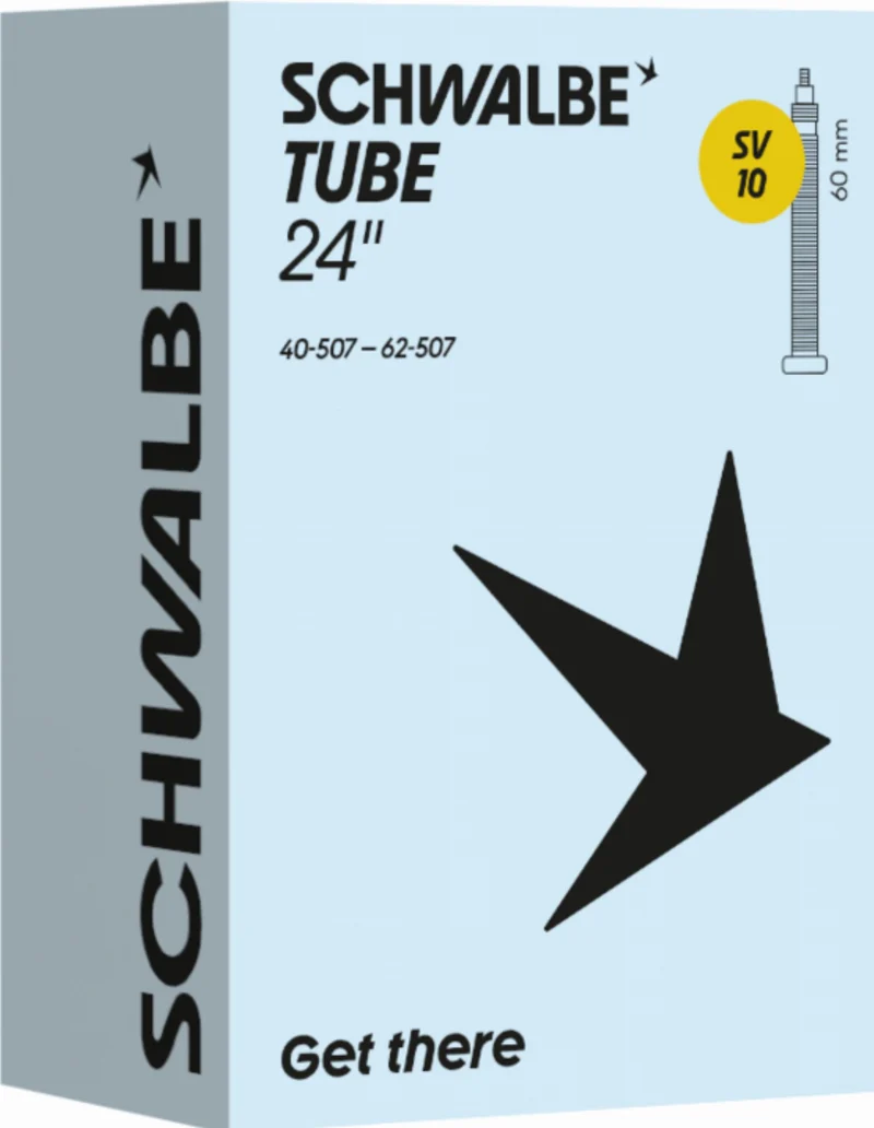 Schwalbe Standard Schlauch 24" NR. 10 schwarz ETRTO 40/62-507