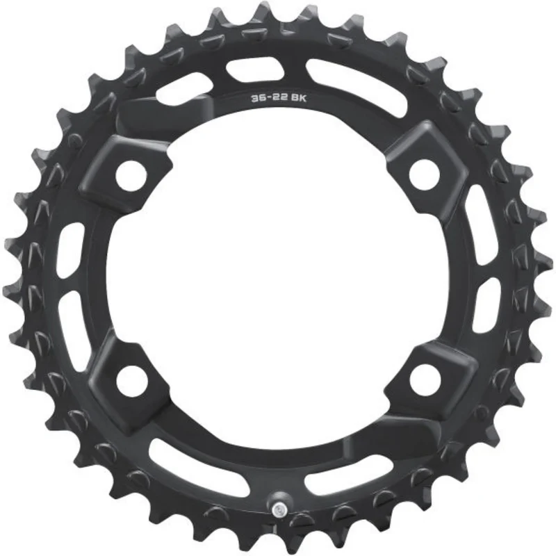 Shimano Cues FC-U6000 2-fach Kettenblatt schwarz