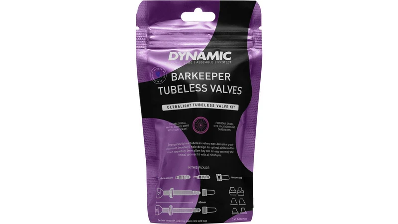 Dynamic Bar Keeper Tubeless Ventile 2 Stück schwarz